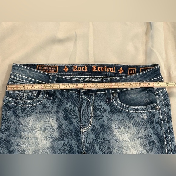 Rock Revival Lydia Cropped Skinny Jeans - Size 31 - Picture 10 of 13
